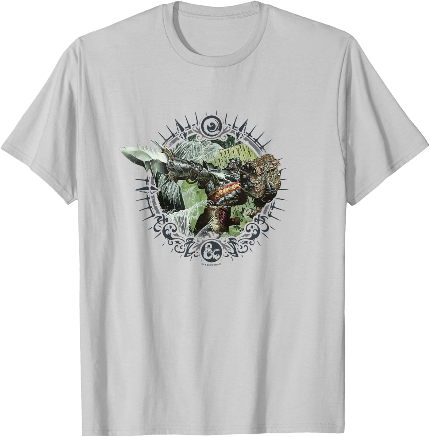 Dungeons & Dragons 50th Anniversary Warforged Artificer T-Shirt - T-Shirt | Ash