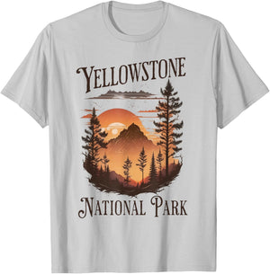Yellowstone National Park T-Shirt - T-Shirt | Ash