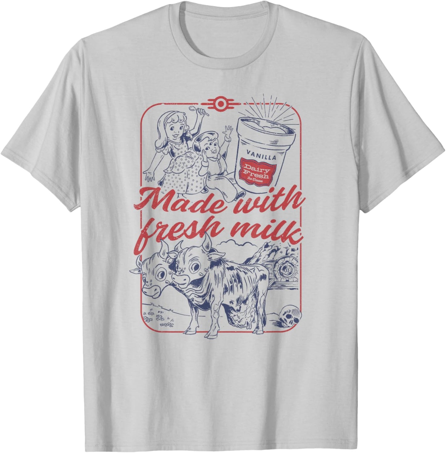 Fallout - Dairy Fresh T-Shirt - T-Shirt | Ash