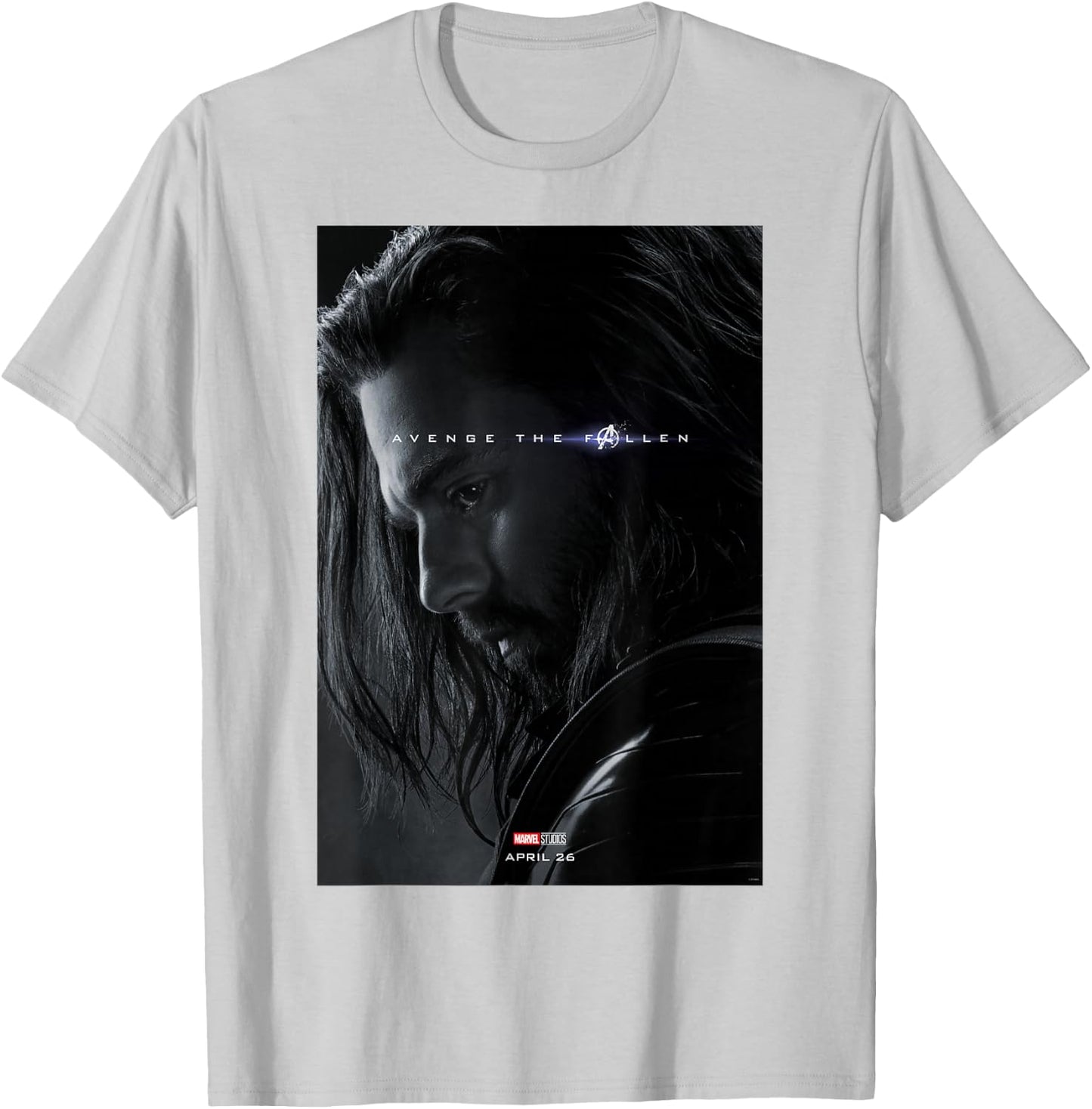 Marvel Avengers Endgame Bucky Barnes Avenge The Fallen T-Shirt - T-Shirt | Ash