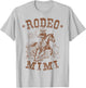 Rodeo Mimi Western Cowboy Family Matching Mother's Day T-Shirt - T-Shirt | Ash