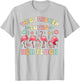 Funny Flamingo Teaching This Teacher Loves Her Flock Women Kids T-Shirt - T-Shirt | Ash