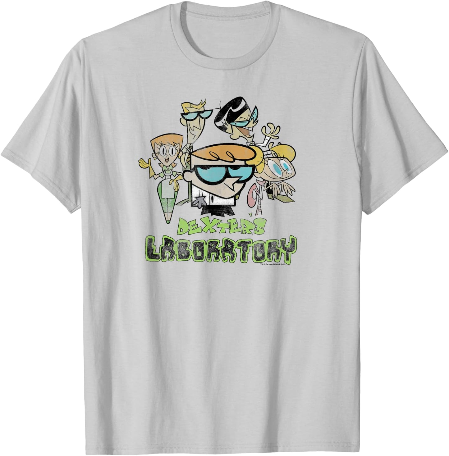 Dexter's Laboratory Vintage Cast T-Shirt - T-Shirt | Ash