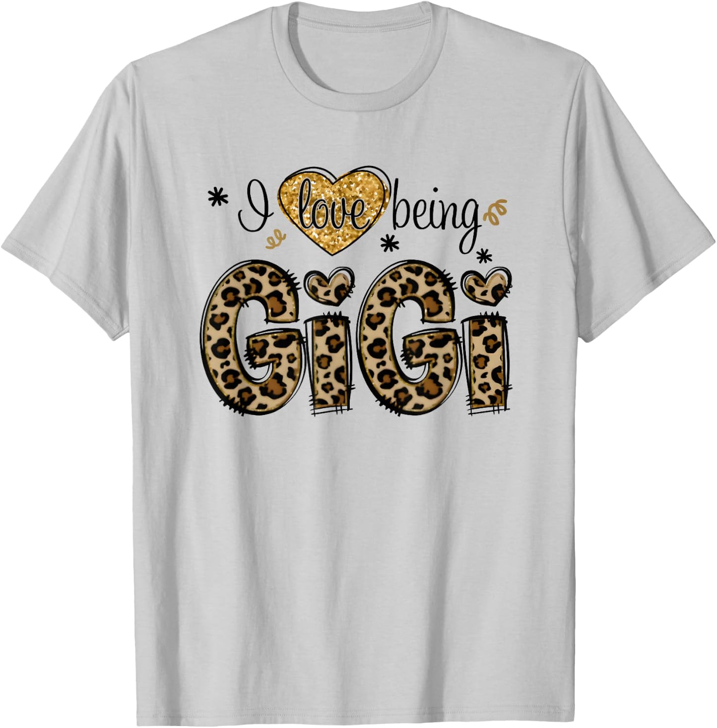 I Love Being Gigi Leopard T-Shirt - T-Shirt | Ash