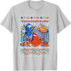 Disney Pixar Finding Dory Hank Nemo Dory Ugly Sweater Style T-Shirt - T-Shirt | Ash