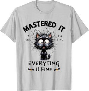 Masters Mastered It Funny Graduate Master Degree Graduation T-Shirt - T-Shirt | Ash