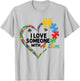I Love Someone with Autism T-Shirt - T-Shirt | Ash