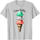 Italian Ice Cream Ciao Bella T-Shirt - T-Shirt | Ash