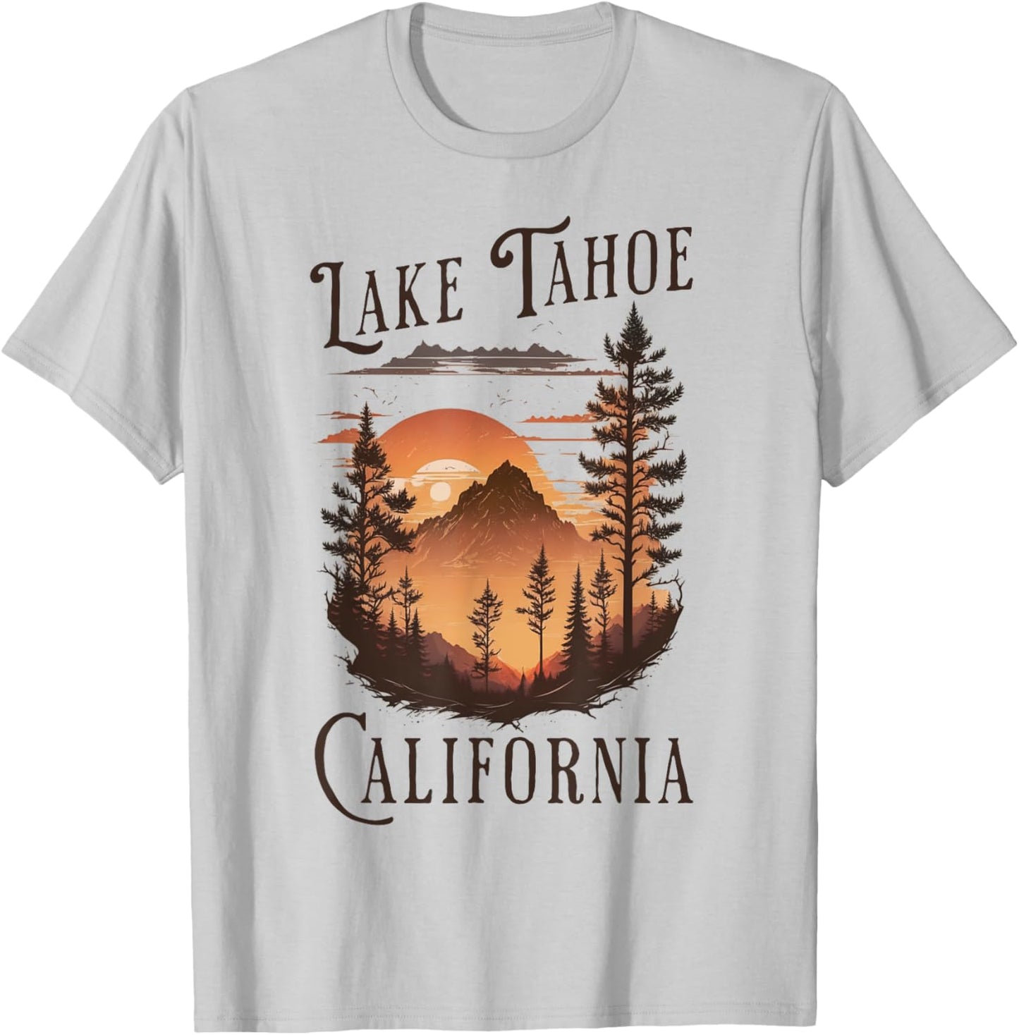 Lake Tahoe T-Shirt - T-Shirt | Ash