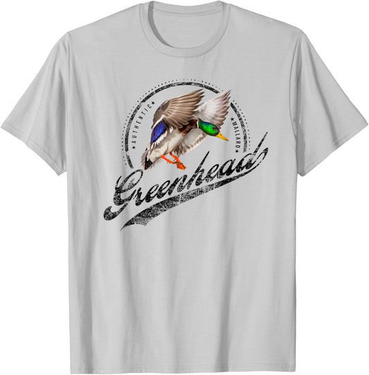 Mallard duck hunting waterfowl greenhead drake T-Shirt - T-Shirt | Ash