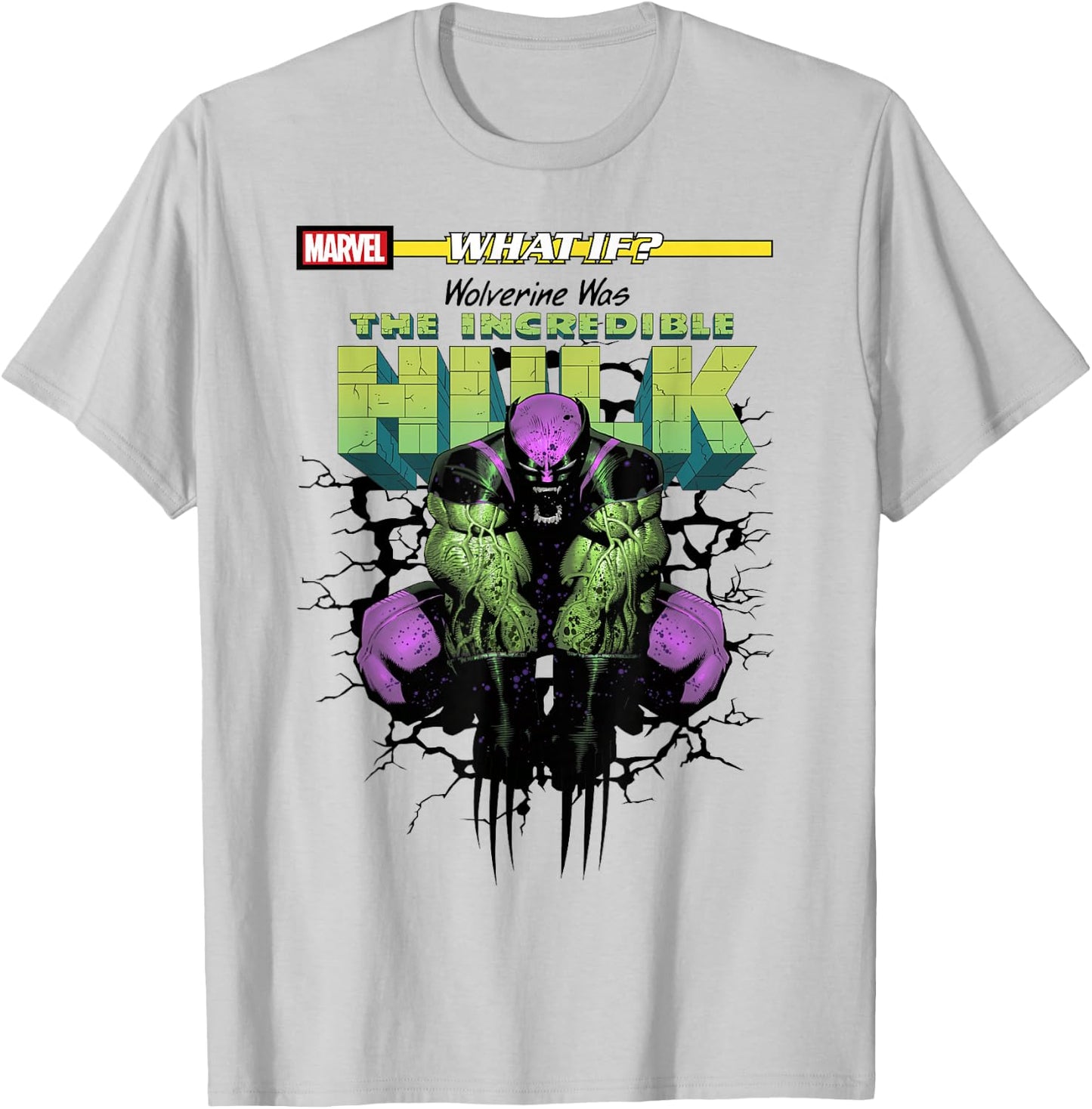 Marvel What If Wolverine Was The Incredible Hulk Comic Cover T-Shirt - T-Shirt | Ash