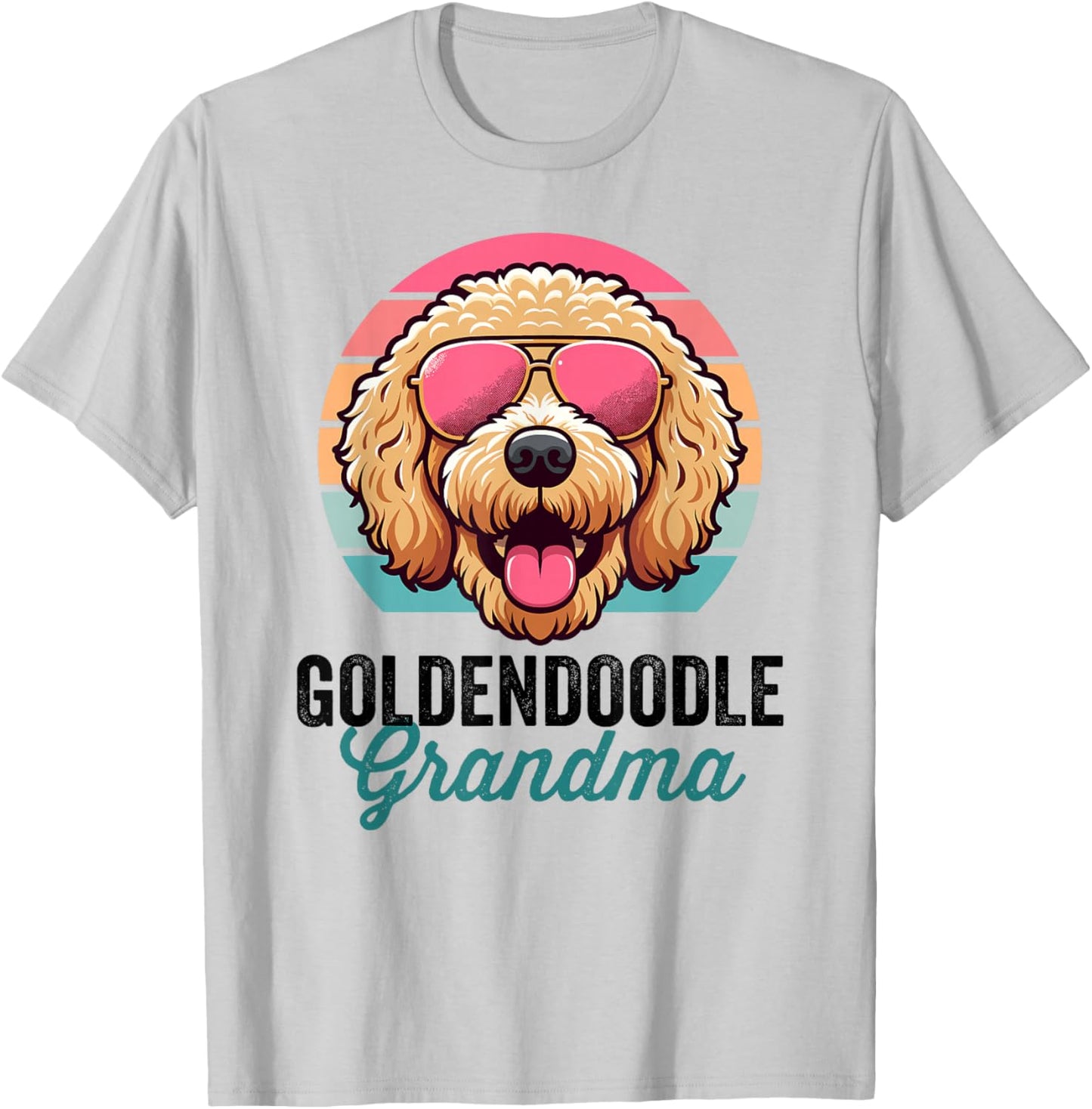 Golden Doodle Dog, Nana, Goldendoodle Grandma T-Shirt - T-Shirt | Ash