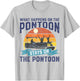 What Happens On The Pontoon Boat Funny Boating Gift Dad T-Shirt - T-Shirt | Ash