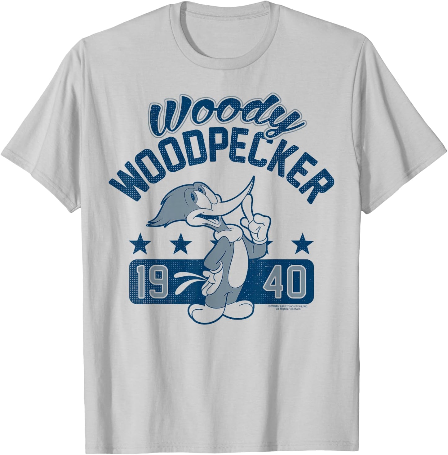 Woody Woodpecker Vintage 1940 Portrait T-Shirt - T-Shirt | Ash