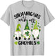 Shenanigans With My Gnomies St Patrick's Day Gnome Shamrock T-Shirt - T-Shirt | Ash