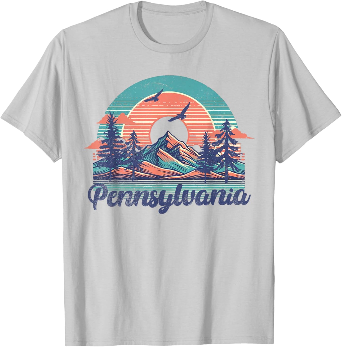 Pennsylvania T-Shirt - T-Shirt | Ash