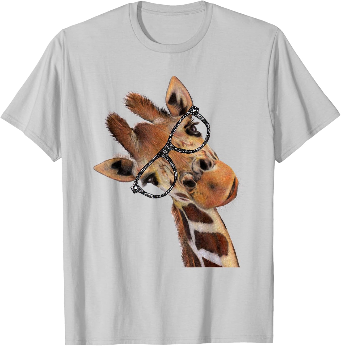 Good Time Hipster Giraffe Men's Women's Children's T-Shirt - T-Shirt | Ash