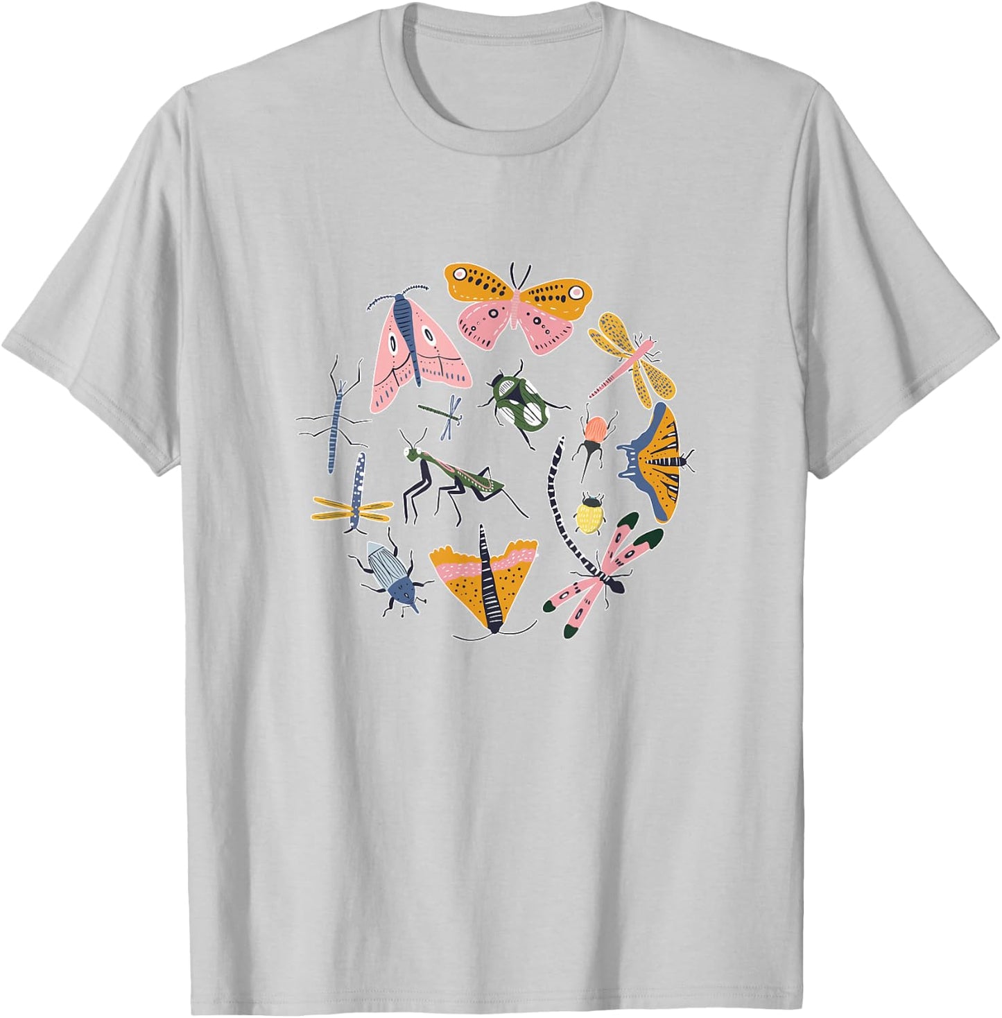 Biology Nature Insect Collection Entomology Insect Beetle T-Shirt - T-Shirt | Ash