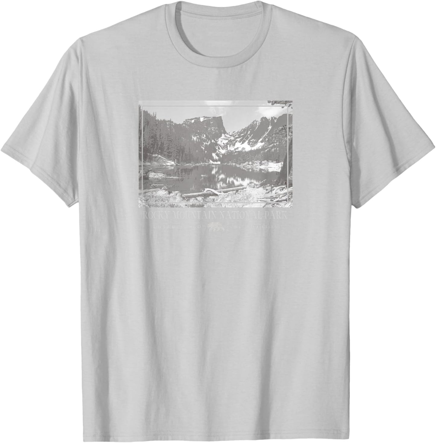 Rocky Mountain National Park Graphic T-Shirt - T-Shirt | Ash