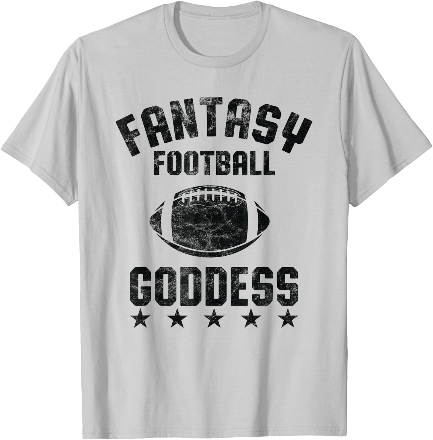 Fantasy Football Goddess Women Cute Design for One Part T-Shirt - T-Shirt | Ash
