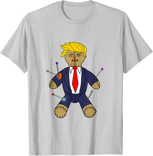 Trump Voodoo Doll T-Shirt - T-Shirt | Ash