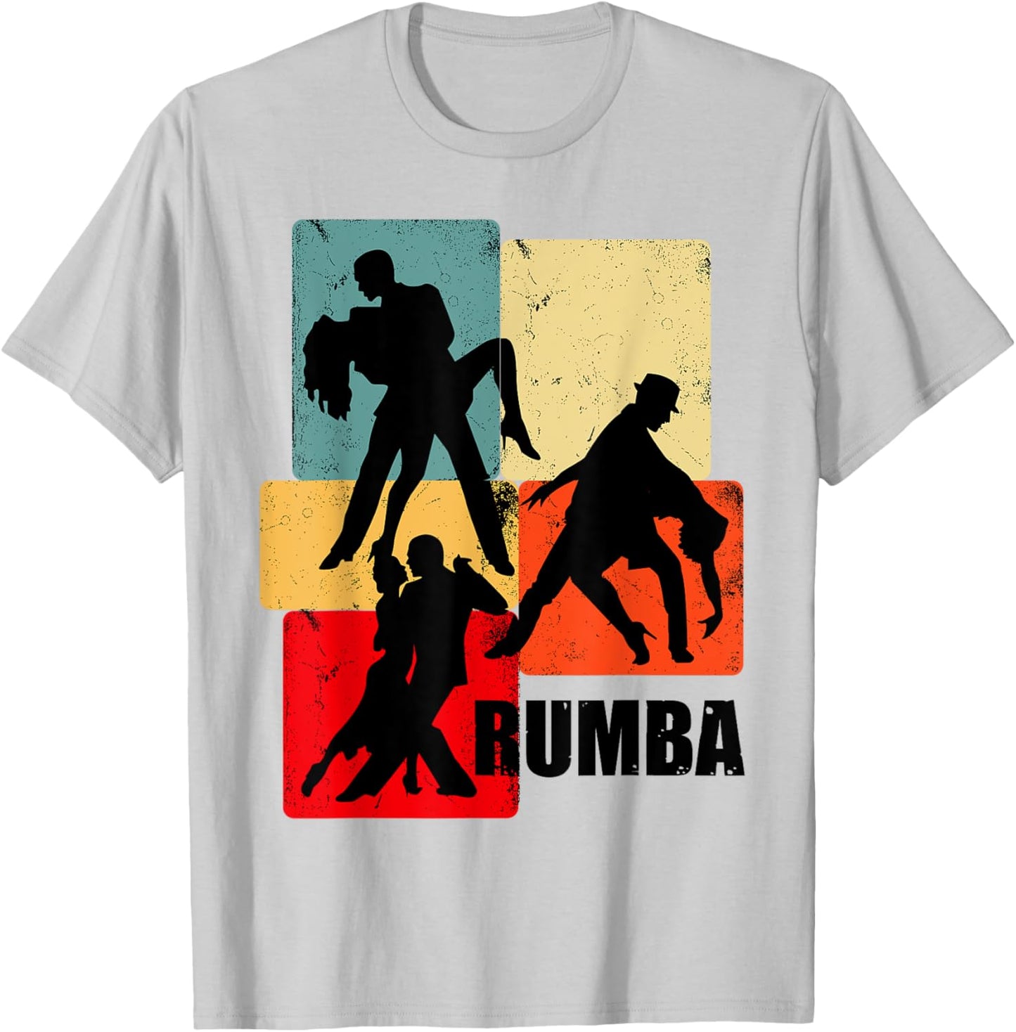 Rumba for Rumba dancer | Retro Rumba T-Shirt - T-Shirt | Ash