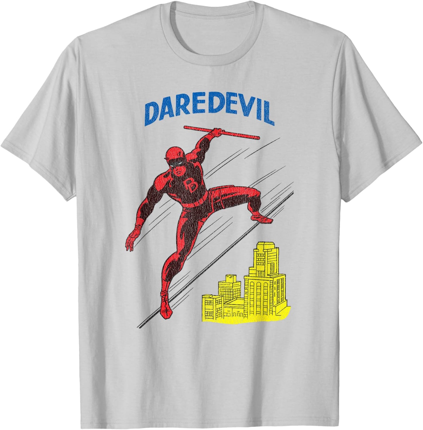 Marvel Daredevil Retro Comic T-Shirt - T-Shirt | Ash