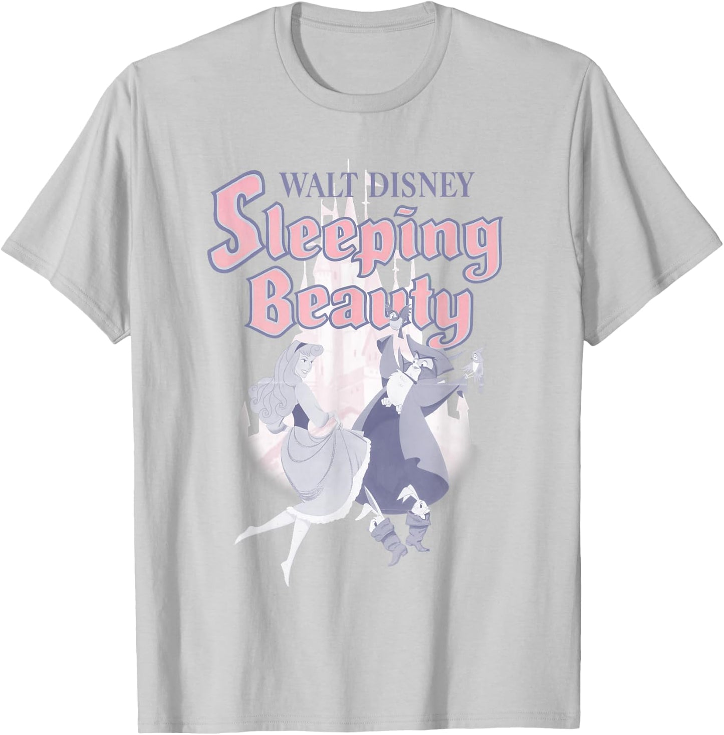 Disney Sleeping Beauty Aurora Dancing Poster T-Shirt - T-Shirt | Ash