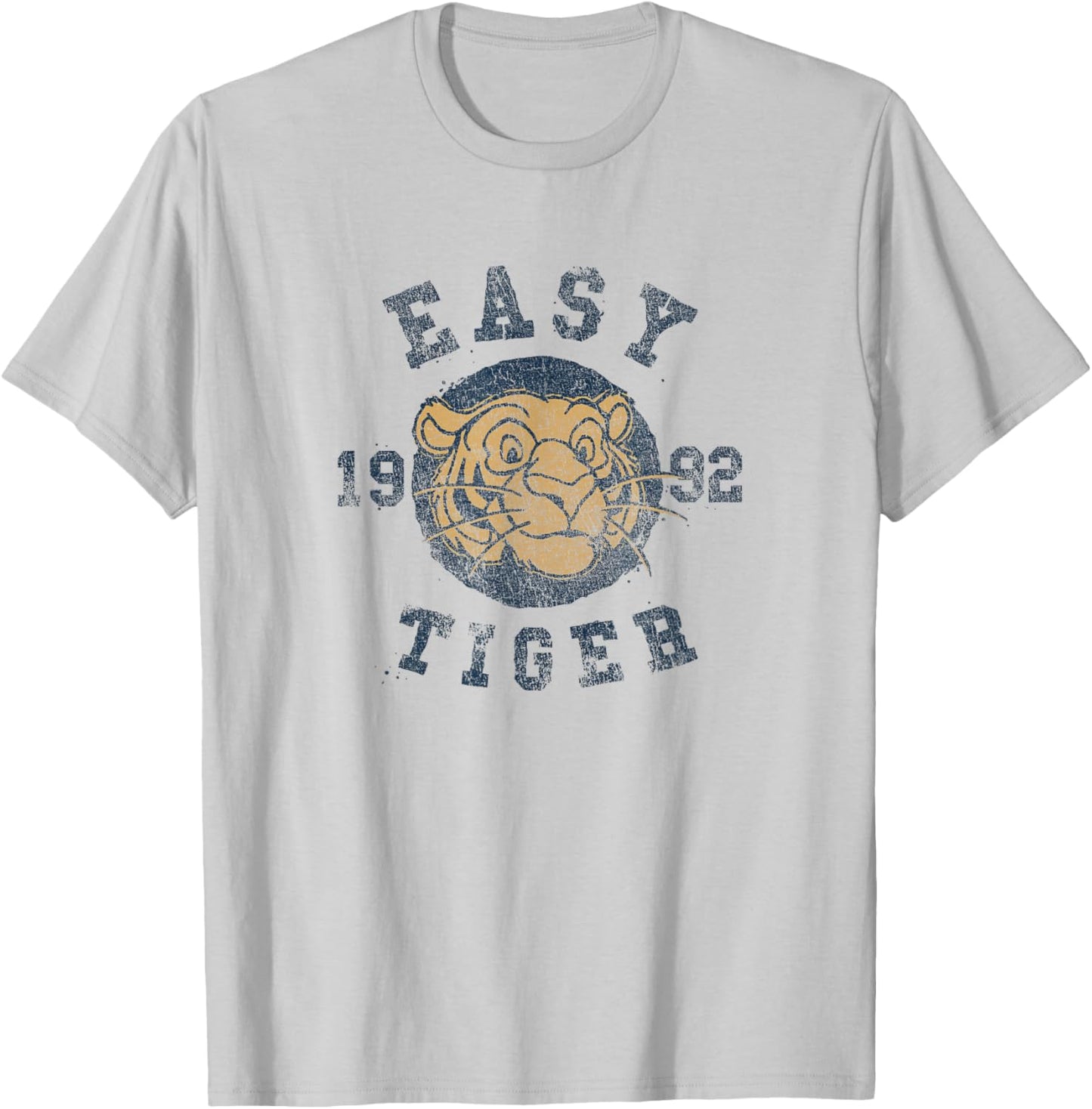 Disney Aladdin Rajah Easy Tiger 1992 Collegiate T-Shirt - T-Shirt | Ash