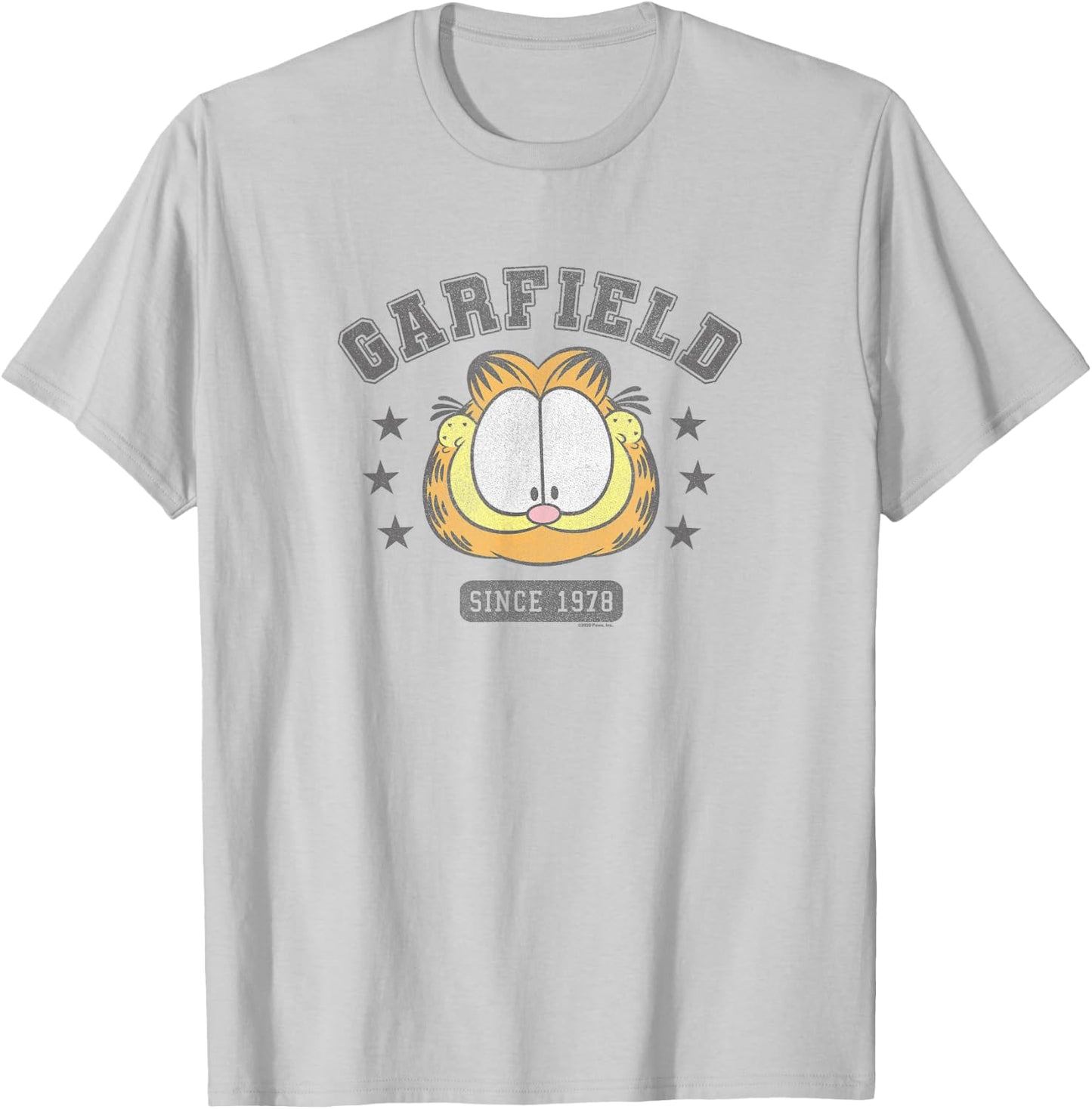 Garfield Big Face College Since 1978 T-Shirt - T-Shirt | Ash