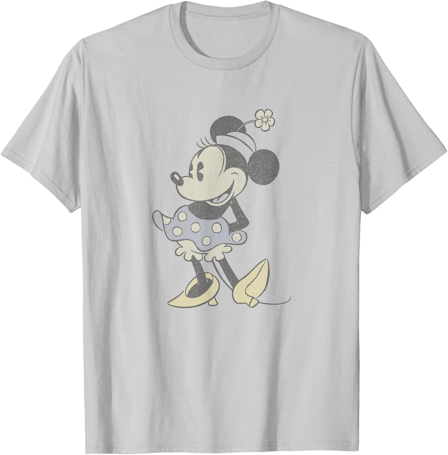 Disney Mickey and Friends Minnie Mouse Portrait Fade Vintage T-Shirt - T-Shirt | Ash