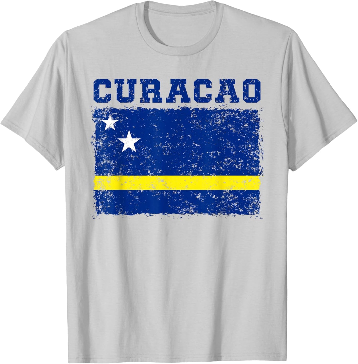 Curacao Flagge Herren Damen Sport Unterstützung Curacao T-Shirt - T-Shirt | Ash