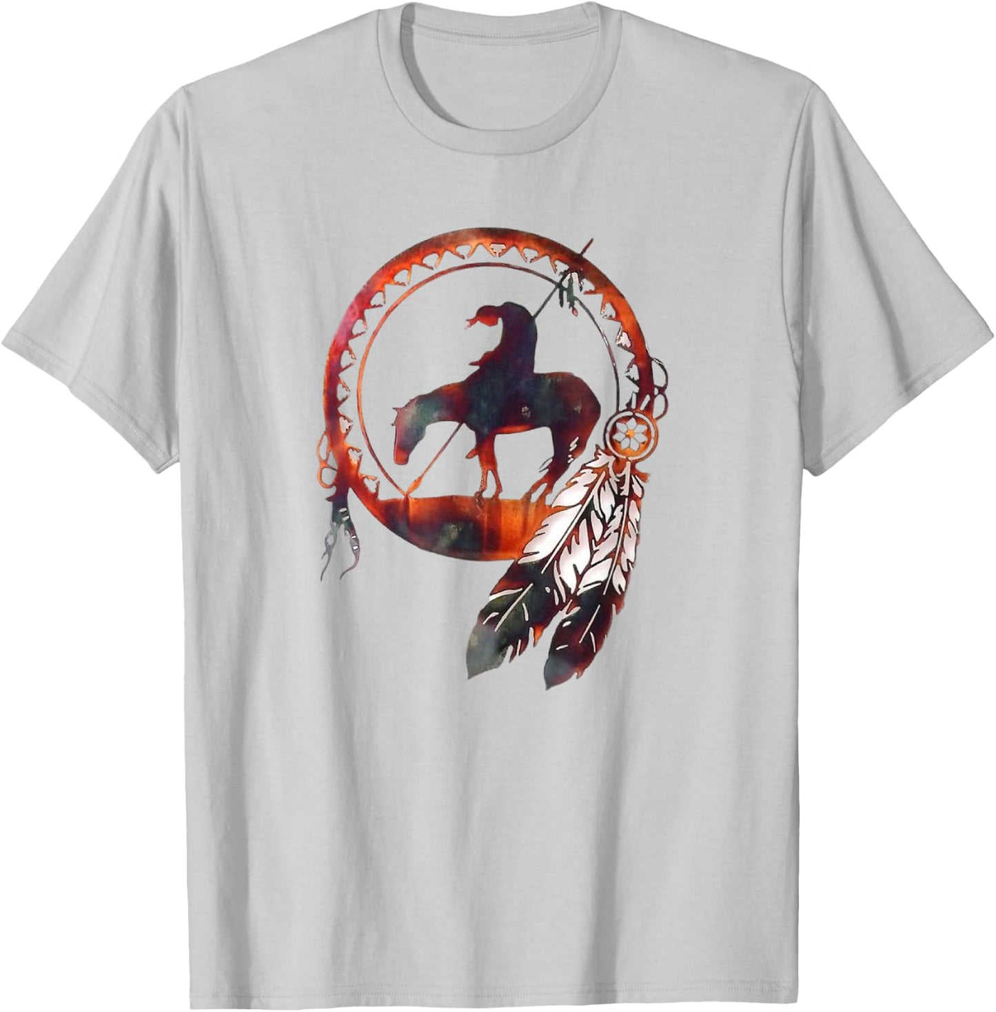 ZuZu Spirit Kids -Adults Blue Small Modern Graphic T-Shirt - T-Shirt | Ash