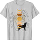 Do No Harm Take No Shit Mystical Moon Phase Wolf Rose Witchy T-Shirt - T-Shirt | Ash
