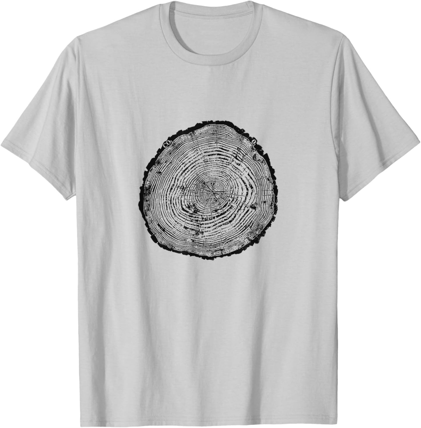 Tree Growth Rings Environmental T-Shirt - T-Shirt | Ash