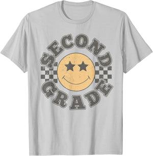 Second Grade Teacher First Day Of 2nd Grade Back To School T-Shirt - T-Shirt | Ash