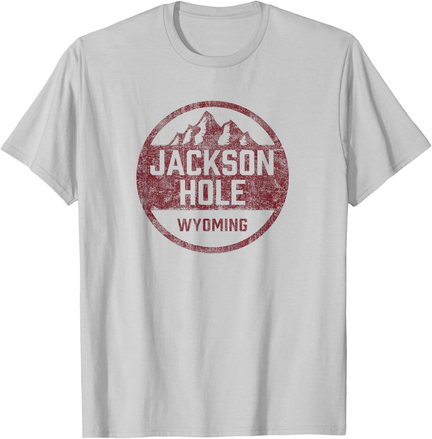 Retro Jackson Hole Wyoming Grand Teton Vintage T-Shirt - T-Shirt | Ash