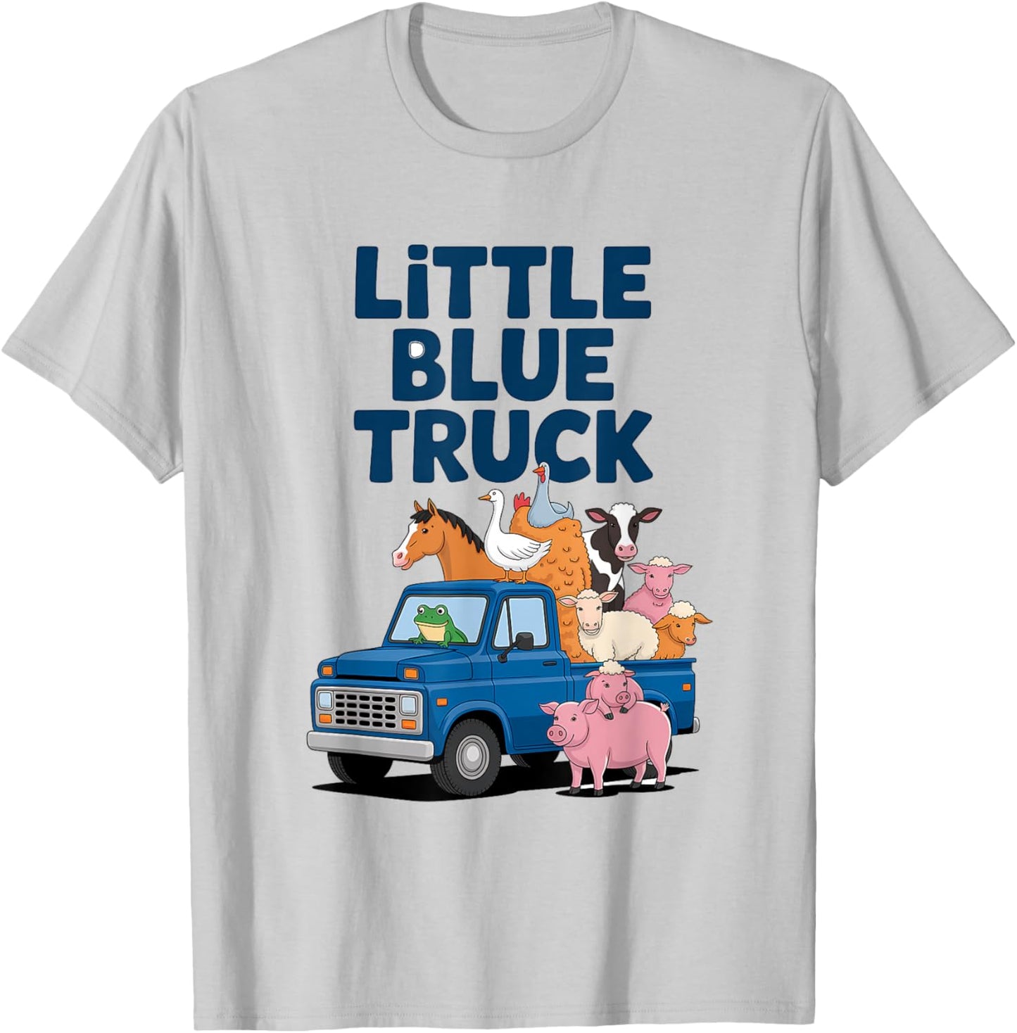 Little Blue Truck Shirt Toddler Animals Little Blue Truck T-Shirt - T-Shirt | Ash