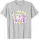 Dungeons & Dragons Retro Pastel Beholder Floral RPG Dice T-Shirt - T-Shirt | Ash