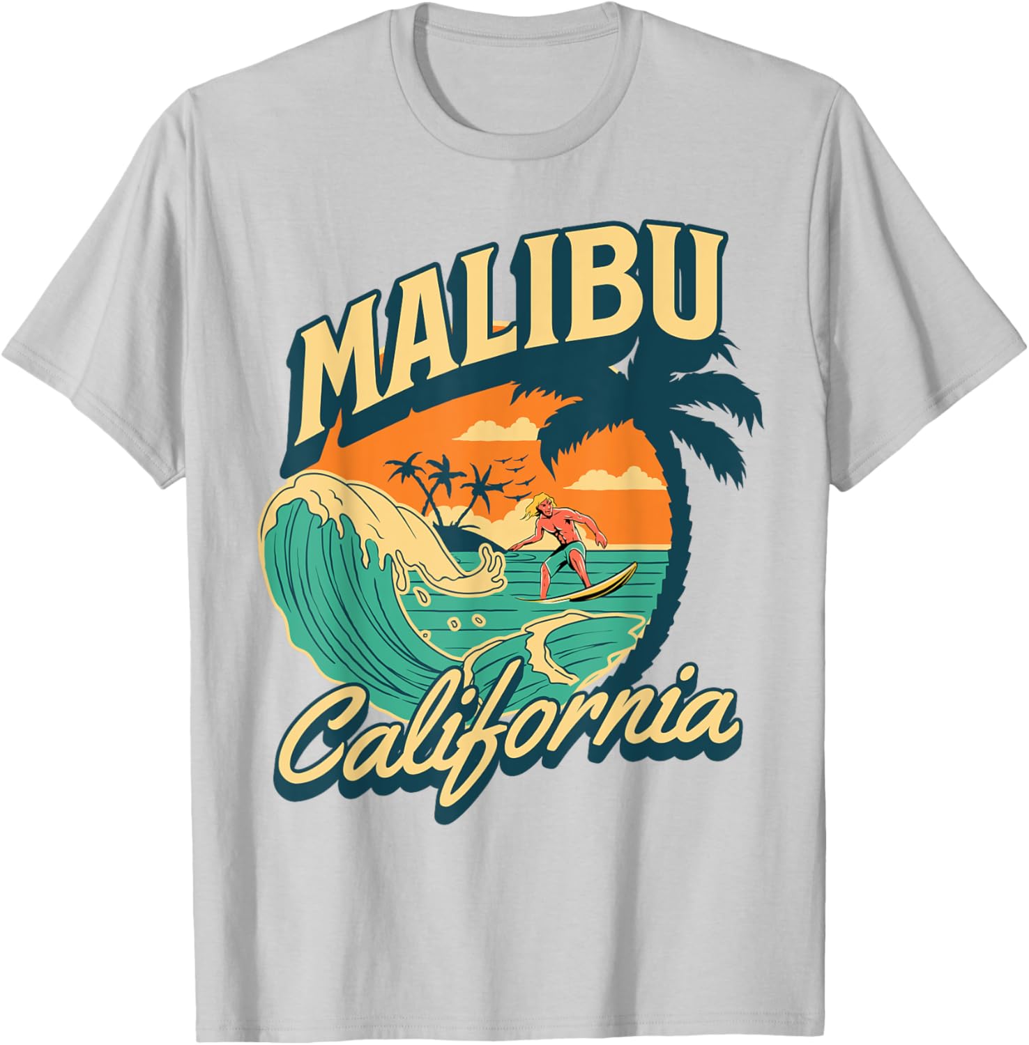 Malibu T-Shirt - T-Shirt | Ash