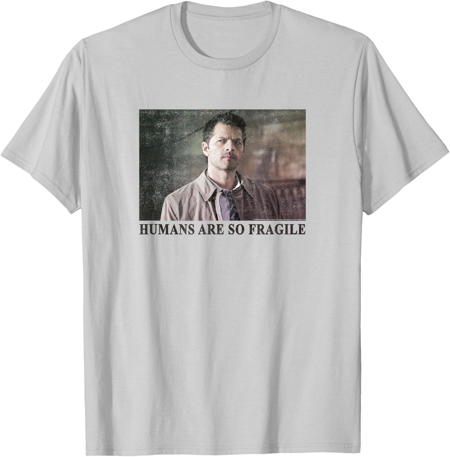 Supernatural Castiel Humans are So Fragile T-Shirt - T-Shirt | Ash