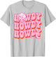 Howdy Southern Western Girl Country Rodeo Pink Disco Cowgirl T-Shirt - T-Shirt | Ash