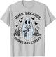 Dogs Because People Are Creepy Halloween Dog Grooming T-Shirt - T-Shirt | Ash