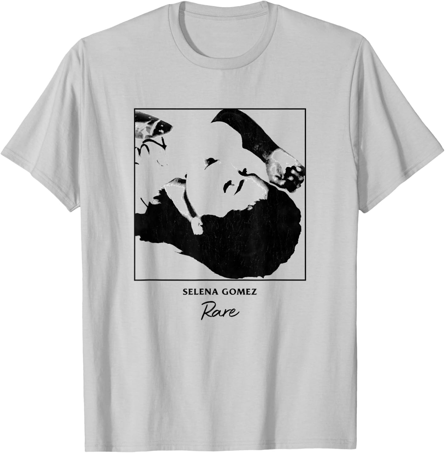 Selena Gomez Black & White Album Art T-Shirt - T-Shirt | Ash