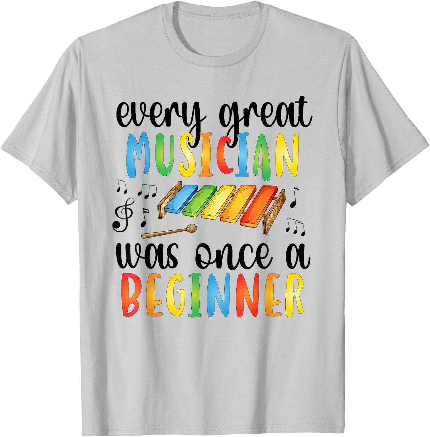 Great Musician Music Teacher Music Teaching T-Shirt - T-Shirt | Ash