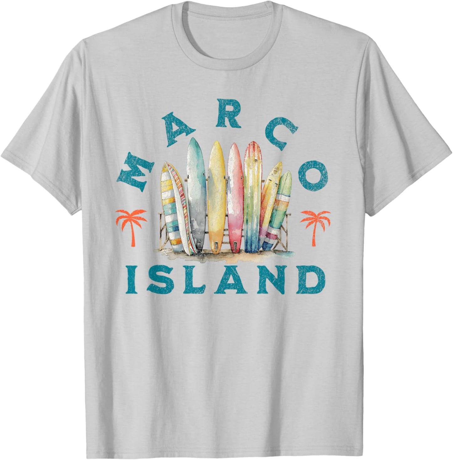 Marco Island T-Shirt - T-Shirt | Ash