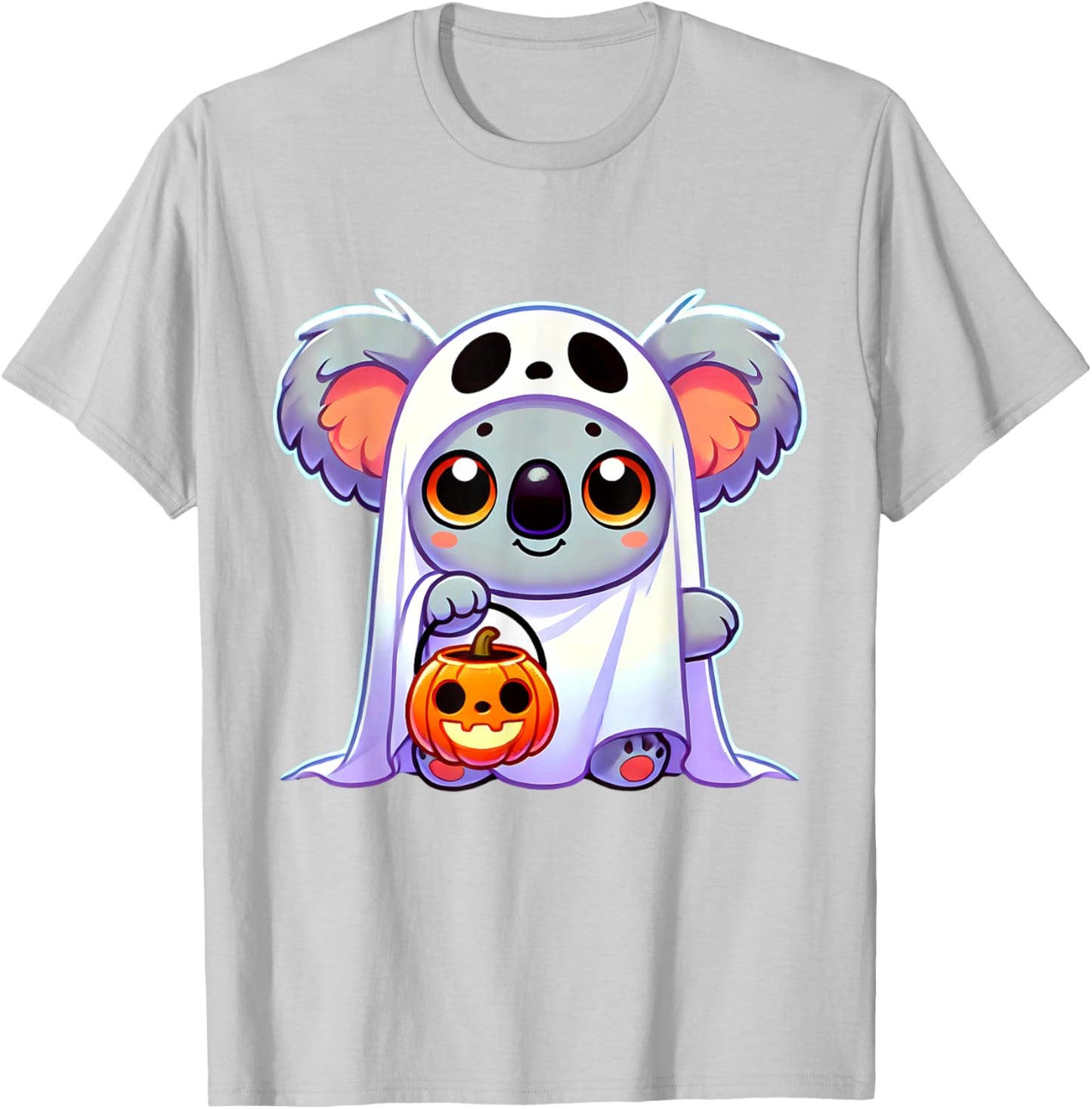 Koala Ghost Halloween Animal Men Women Kids T-Shirt - T-Shirt | Ash
