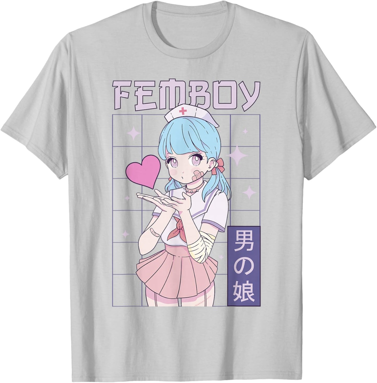 Femboy Crossdressing Crossdresser MTF Anime T-Shirt - T-Shirt | Ash