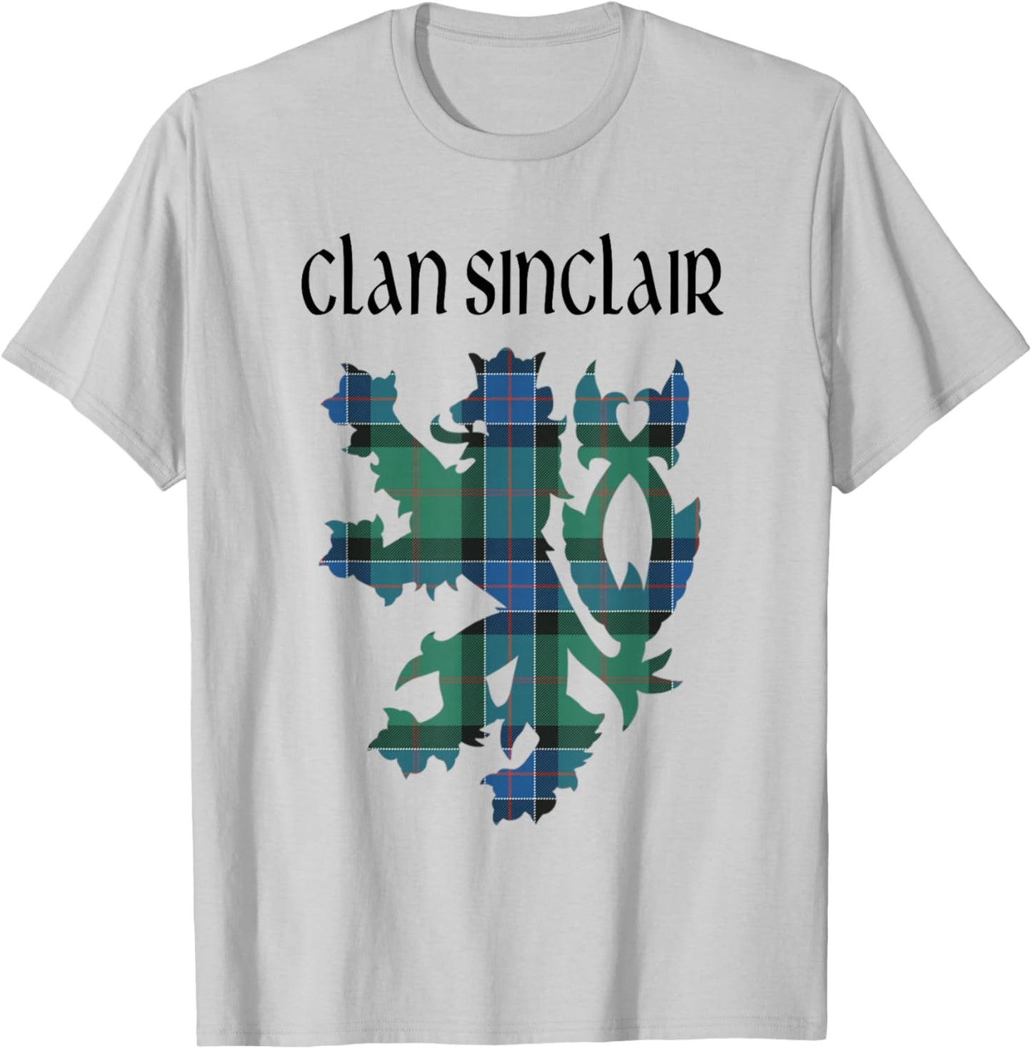 Clan Sinclair Tartan Scottish Family Name Scotland Pride T-Shirt - T-Shirt | Ash