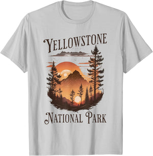 Yellowstone National Park T-Shirt - T-Shirt | Ash